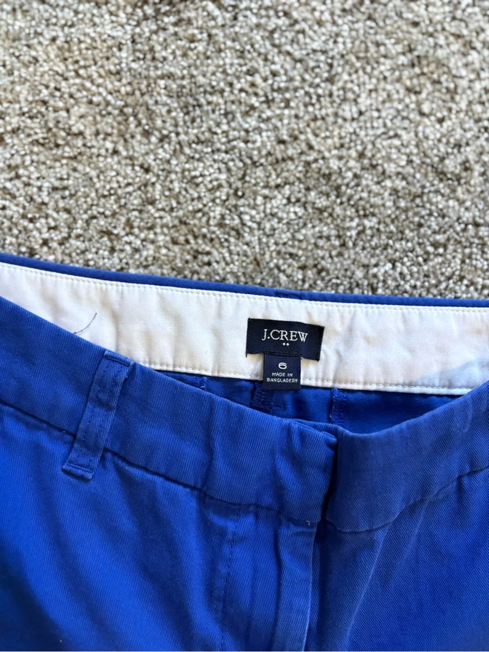 J. Crew Bright Blue Chino Bermuda Shorts